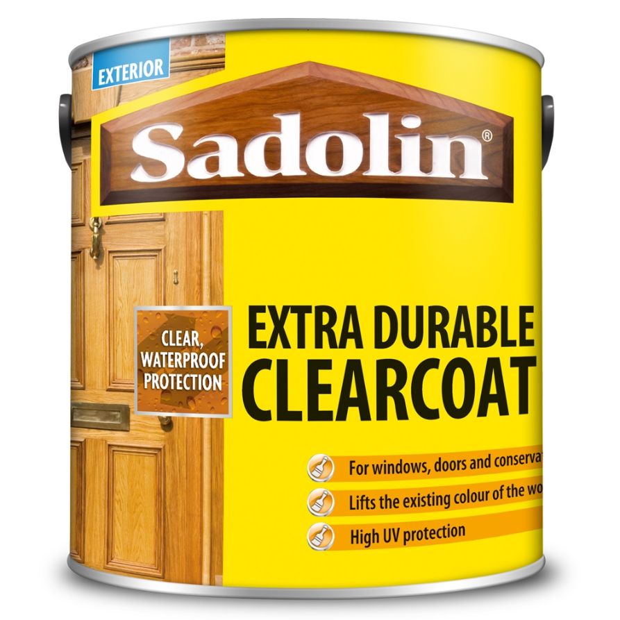 SADOLIN EXTRA DURABLE CLEARCOAT - CLEAR GLOSS VARNISH £26.26-£53.70